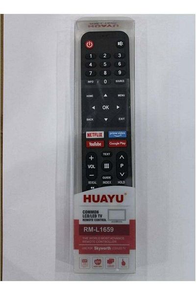 erorex جهاز تحكم عن بعد بديل لأجهزة تلفاز Skyworth Smart LCD LED RML1659