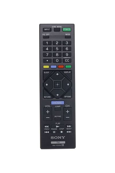 erorex Remote Control For Sony LCD, LED, Bravia Television Sets Black