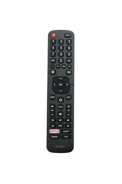 erorex Remote Control For Hisense Smart TV Black