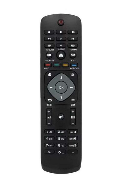 erorex Universal TV Remote Wireless Control Replacement For PHILIPS LCD TV Smart Digital HDTV Black