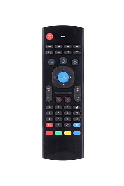 erorex MX3 No Backlight 2.4G Remote Control For Android TV Box Black
