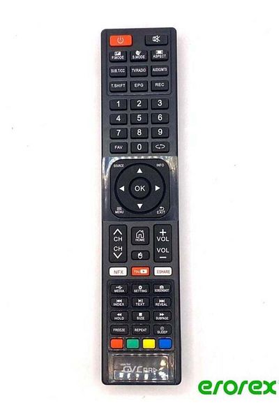 erorex Replacement Remote Control For GVC Pro LCD LED TVs With Smart App Key Buttons