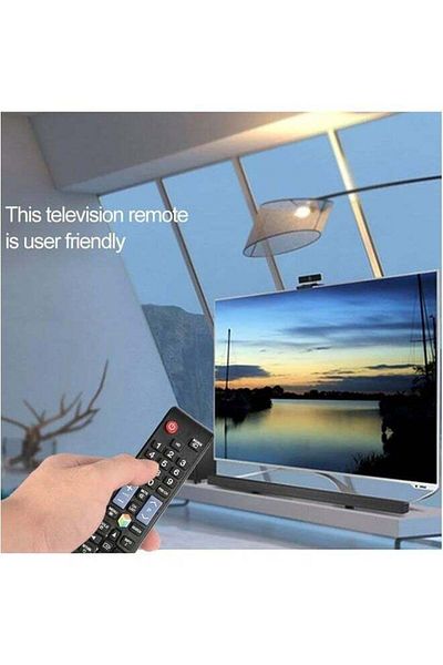 erorex Replacement Wireless Universal Tv Remote Control For Samsung Hd Led Smart Tv Black