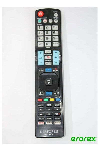 erorex جهاز تحكم عن بعد بديل لجهاز LG RM L930