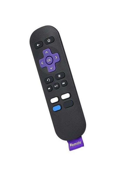 erorex Wireless Streaming Media Player Remote Control Black