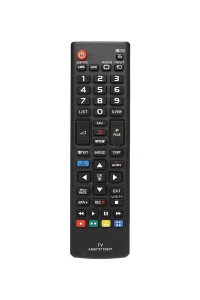 erorex Wireless Remote Control For Smart Tv Black