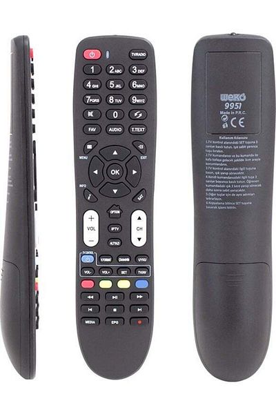 erorex Weko Kr Titan Iptv HD TV Controlled Satellite Receiver Remote