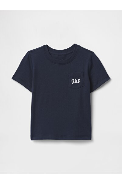 GAP Erkek Bebek Lacivert Logo T-Shirt