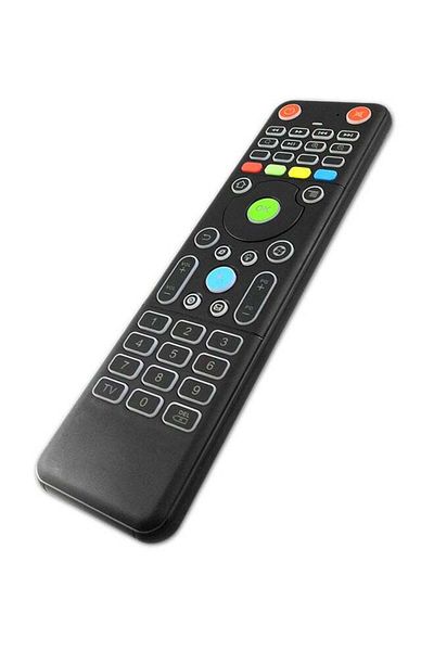 erorex Double Sided Wireless Keyboard Remote Control For Smart TV Black
