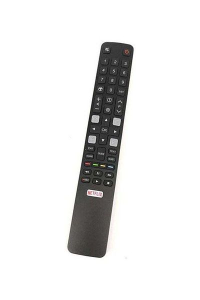 erorex Remote Control For TCL Smart TV Black