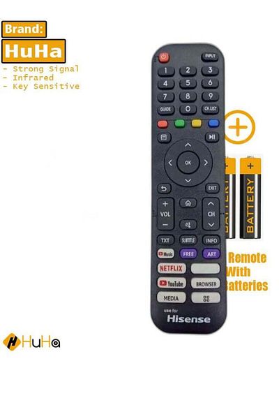 erorex جهاز التحكم عن بعد لتلفزيون Hisense Nikai Arrow Haam وMTC