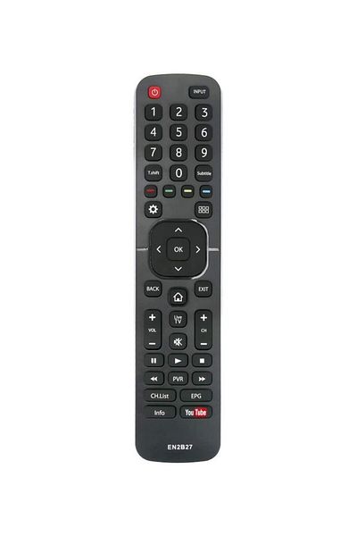 erorex Remote Control For Hisense Smart, LCD, LED Television Sets Black