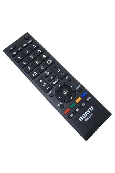 erorex Remote Control For Toshiba Tv Screen Black