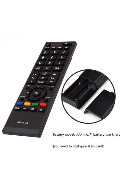 erorex Replacement Remote Control For Toshiba 3D Smart TV Black