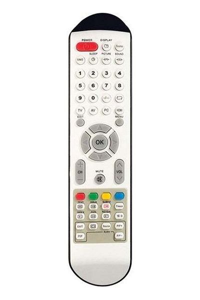 erorex Sunny Axen Woon Compatible LCD TV Remote Control White