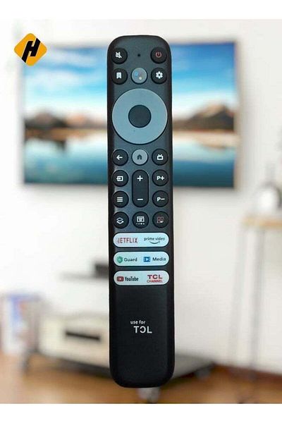 erorex Replacement Universal Remote Control For TCL LED/LCD Smart TV Black