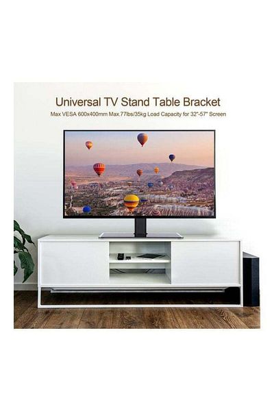 erorex Universal Tv Stand Table Bracket For 37"-55" Lcd Led Plasma Screens – Black
