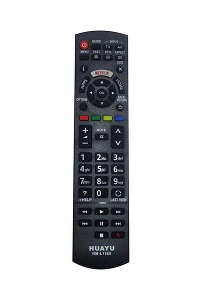 erorex Replacement Remote Control For Panasonic Netflix TV Black