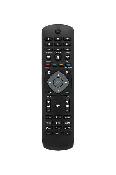 erorex Remote Control For Philips Smart Lcd Tv Black