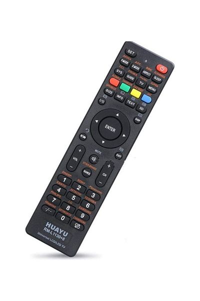 erorex جهاز تحكم عن بعد عالمي لشاشات LCD/LED باللون الأسود