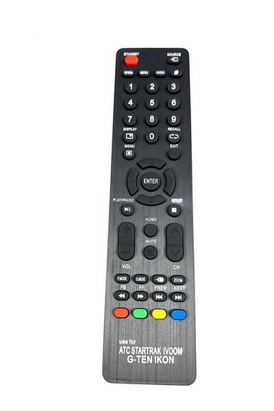 erorex Universal Infrared TV Remote Control Black for Smart ATC TVs