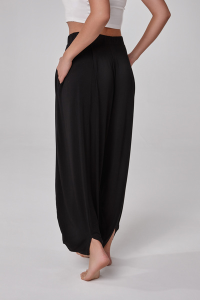 relactive KADIN BOHEM ŞALVAR PANTOLON SİYAH