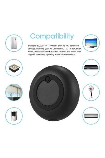 erorex جهاز تحكم عن بعد WiFi-IR أسود