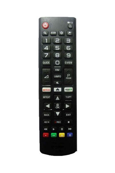 erorex TV Remote Control For LG Screen Black