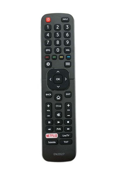 erorex Hisense Smart TV Remote Control Black
