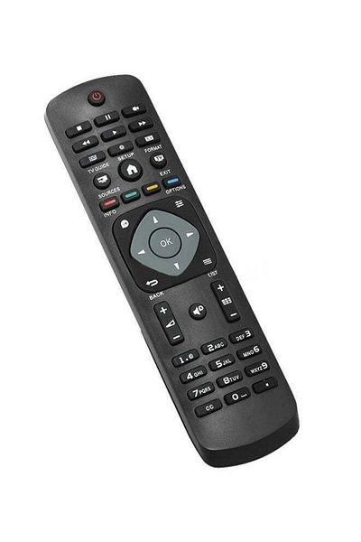 erorex Wireless Smart Remote Control For Smart Digital TV Black