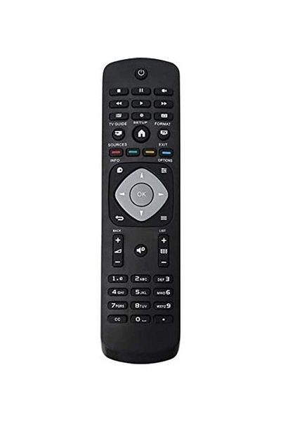 erorex جهاز تحكم عن بعد لتلفزيون فيليبس LCD و LED و Smart TV باللون الأسود