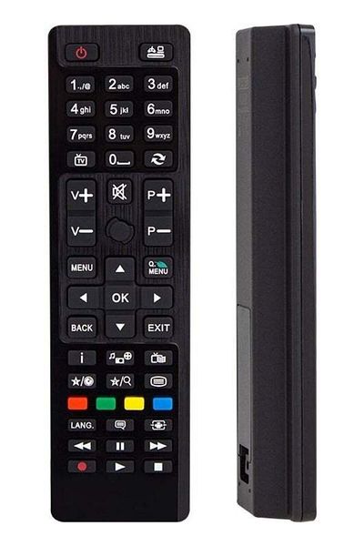erorex جهاز تحكم عن بعد Hi-Level Weko Kl Hi-Level للتلفزيون LCD*LED، منتج مكافئ للجودة - زر أسود