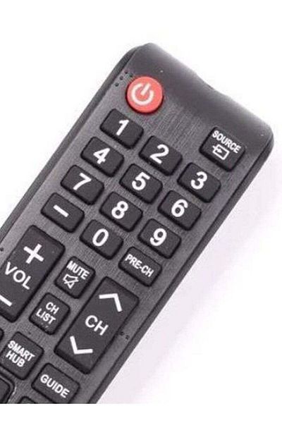 erorex Remote Control For Samsung Smart TV Black
