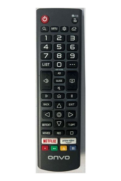 erorex جهاز التحكم عن بعد 1258-ONVO Webos TV LCD