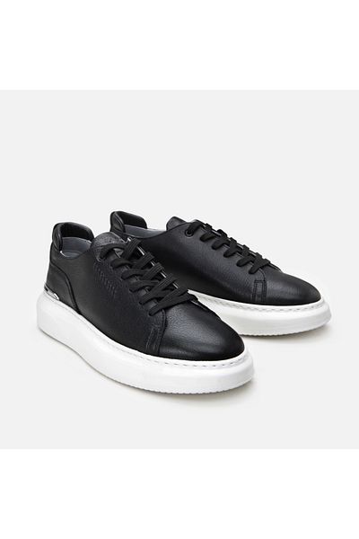 Hotiç Genuine Leather Black Men's Casual Shoes
