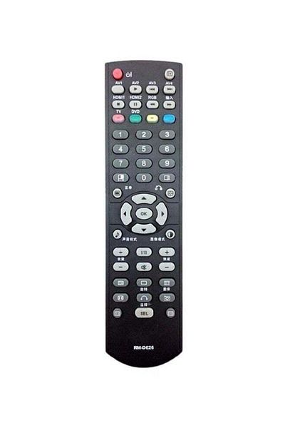 erorex Remote Control For Hitachi Lcd Led Tv Black