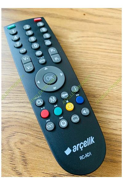 erorex جهاز التحكم عن بعد الأصلي لتلفزيون Arçelik TV 82-505 B 2hd LCD من Grundig Beko Altus جهاز التحكم عن بعد الأصلي Rc-Ad1