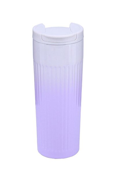 Weather Forecast 304 L Steel 500 Ml. Purple White Gradient Hand Thermos Mug Cin917Mr