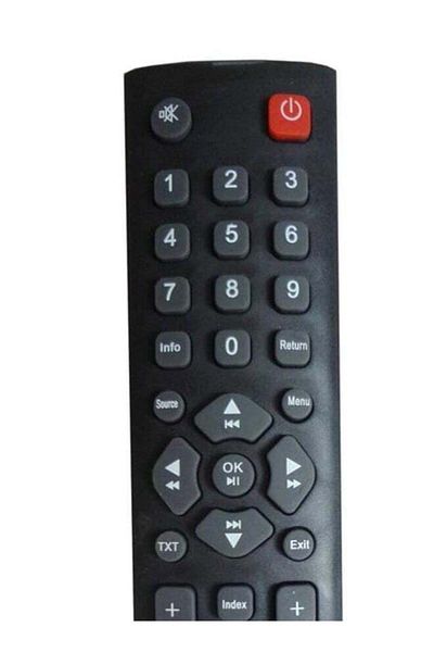erorex Remote Control For Tcl Tv Screen Black