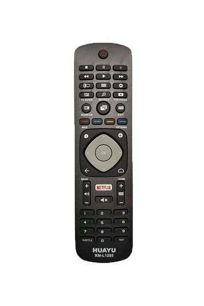 erorex Remote Control For Philips Smart TV Black/White/Red