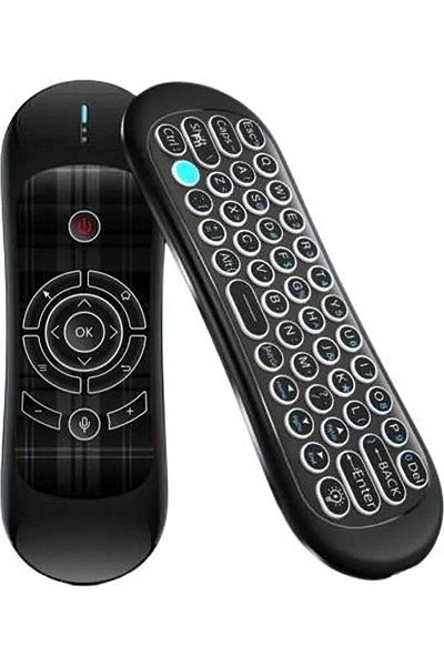 erorex Wechip R2 Rechargeable/keyboard/air Remote Control (Compatible with TV Box-Android TV-PC-Projector)