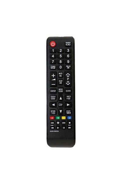 erorex جهاز تحكم عن بعد لتلفزيون سامسونج الذكي ثلاثي الأبعاد LCD أسود