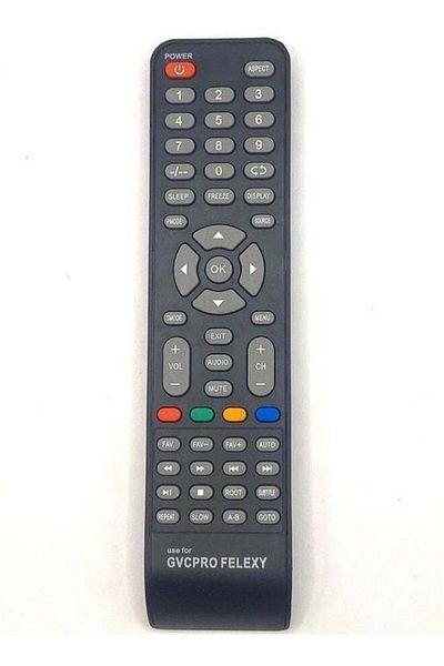 erorex Replacement Universal Remote Control For Jvc Pro Led Lcd Smart Tv Black