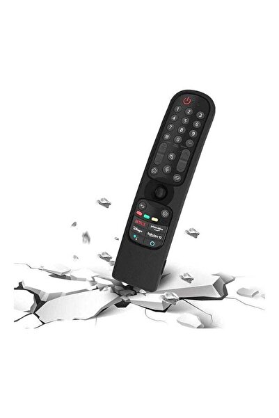 erorex حافظة جهاز التحكم عن بعد لتلفزيون إل جي AN-MR21GC باللون الأسود