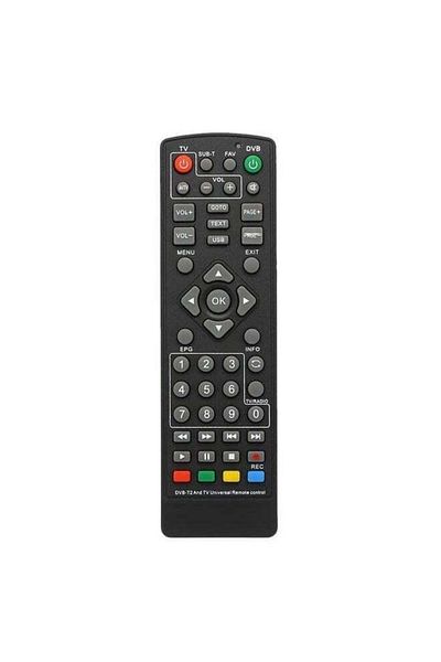 erorex Replacement Universal Remote Control For Smart Tv Stb Controller Black