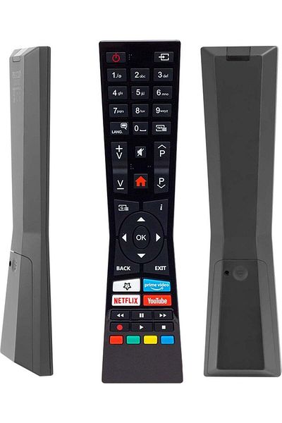erorex جهاز تحكم عن بعد للتلفزيون LCD LED من Vestel، Regal 4K Smart، Prime Video، Netflix، Youtube PK-7072