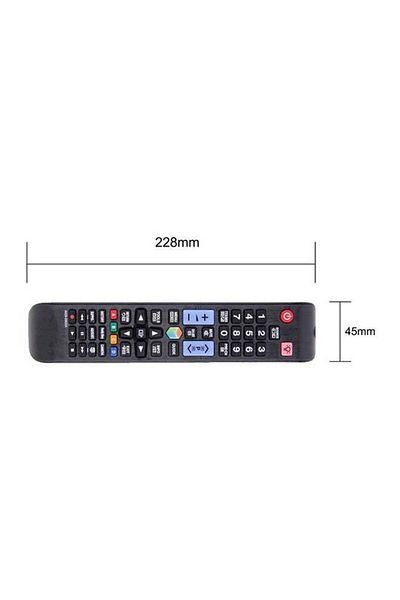 erorex Remote Control For Samsung Smart/3D TV Black