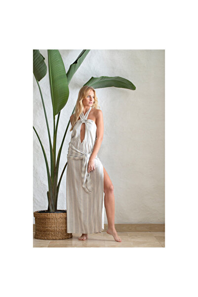 Chakra Vento Elbise MARIN MAVI/BEYAZ