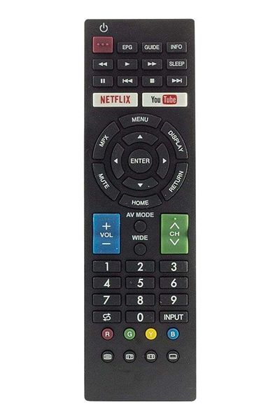erorex جهاز تحكم عن بعد LCD LED مع زر Netflix Youtube Sharp RM-L1346