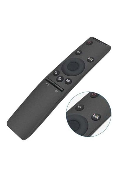 erorex Smart TV Remote Control For Samsung Black/White